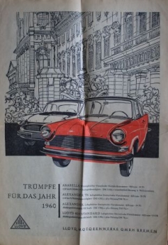"Motorisierte Abendpost" Lloyd Journal 1957 IAA Frankfurt (0804)